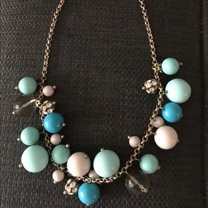 JCrew Turquoise and White Necklace